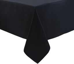 Mitre Essentials Obrus czarny 135x135 cm I Mitre