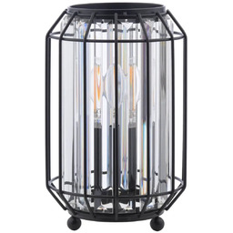 Dar Lighting Loftowa lampa stołowa Naeva NAE4222 kryształowa