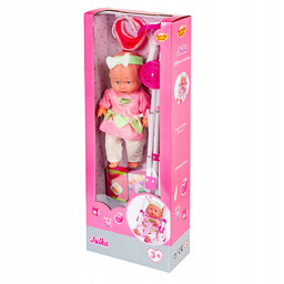 2X Lalka Smily Play Julka w wózku SP84482