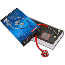 GIMA CLASSIC DUAL HEAD CZERWONY Stetoskop internistyczny, dwustronna