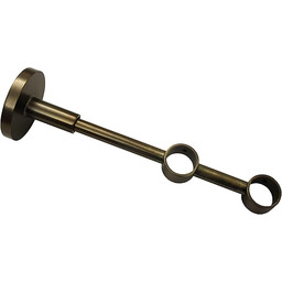 GARDINIA Podwójny wspornik z metalową płytką montażową