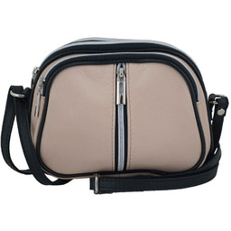 Listonoszka damska skórzana - Barberini''s - Różowa pudrowa