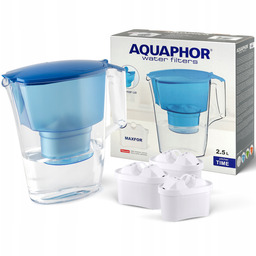 Dzbanek filtrujący Aquaphor Time 3 wkłady blue