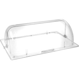 Pokrywa pokrywka przezroczysta otwierana Rolltop do tacy GN