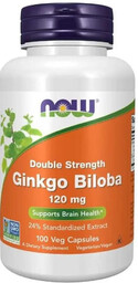 Now Foods Ginkgo Biloba Double Strength Extrakt 120