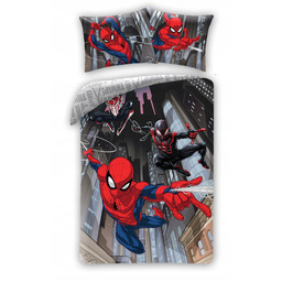 Pościel Bawełniana 160 X 200 CM Spider-man SPM-1928BL