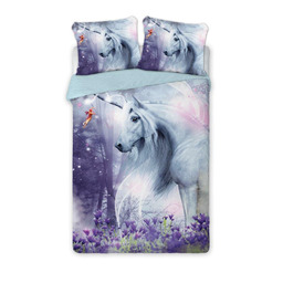 Faro Pościel bawełniana 160x200 Jednorożec perkal 8770 Unicorn