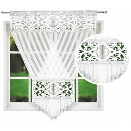 Firana Gotowa Ażur Panel Firany Gotowe Woal Filc