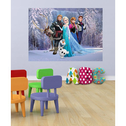 Fototapeta Kraina Lodu 160x110cm Disney Frozen włó