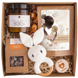 PREZENT dla Młodej Mamy i dziecka świeca o