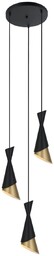 Malia Black-Gold III - Italux - lampa wisząca