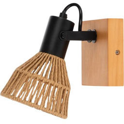 LIGHTLOGIC Kinkiet LL GORTA EL-1 66433 Brązowo-czarny