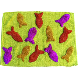 MSV mata łazienkowa, kolorowe ryby, 60 x 40