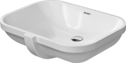 DURAVIT 0338560000 Umywalka podblatowa, z przelewem, bez półki