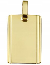 Wisiorek Złoty Nieśmiertelnik Blaszka pr 585