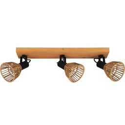 LIGHTLOGIC Lampa sufitowa LL GORTA EL-3 66435 Brązowo-czarny