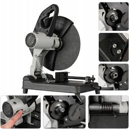 Przecinarka Do Metalu Piła Ukośnica 3000W Tarcza 355MM