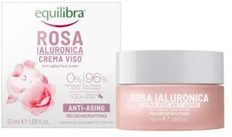 EQUILIBRA Rosa Różany krem przeciwstarzeniowy z kwasem hialuronowym,