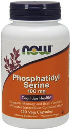 Now Foods -Phosphatidyl Serine - Fosfatydyloseryna 100mg 120