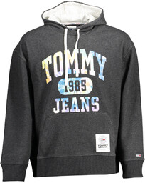 BLUZA TOMMY HILFIGER BEZ ZAMKA MĘSKA CZARNA