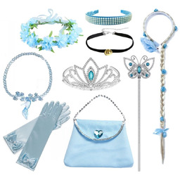 Torebka Naszyjnik Korona Rękawiczki Opaska Wianek Kopciuszek