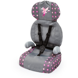 Bayer Design, Fotelik Samochodowy Dla Lalki, Deluxe, Szary