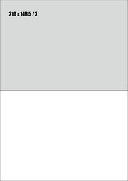 Etykiety samoprzylepne 210x148,2 mm, A4, 200 szt.