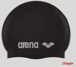 ARENA Czepek pływacki CLASSIC SILICONE black/silver