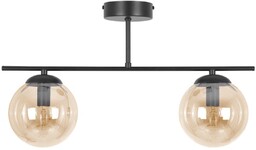 Lampa wisząca sufitowa dwupunktowa klosz K-5163 Delta, midowy