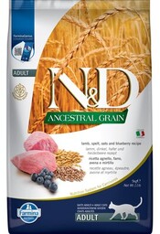 Farmina ND Ancestral Grain Frline Adult LambBlueberry 5kg