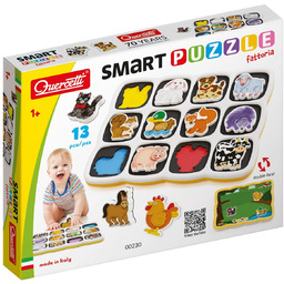 Quercetti, układanka magnetyczna Zwierzątka farma