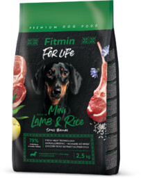 FITMIN For Life Lamb&Rice Mini 2,5kg