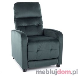 Fotel relaksacyjny OTUS VELVET Signal Zielony