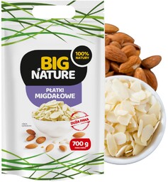 Płatki migdałowe 700g - BIG NATURE