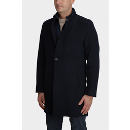 Granatowy płaszcz 00285D75GSA