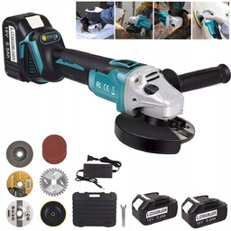 Szlifierka Kątowa Bezszczotkowa Akumulatorowa 18V 125MM Do Makita