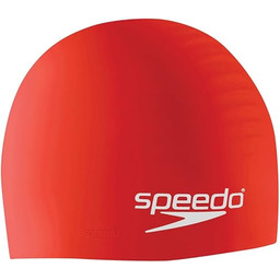 Speedo Unisex silikonowe czepki kąpielowe, Speedo Red, jeden