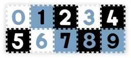 BABYONO Puzzle piankowe 10szt cyfry