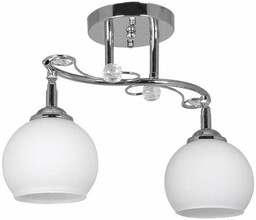 Lampa sufitowa VEN W-A 1523/2 kule z kryształkami