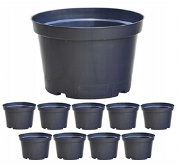 Doniczki produkcyjne niskie 20L 38cm Ok x 10szt.