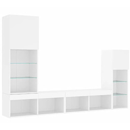 Elior 4-częściowy zestaw mebli w kolorze białym -