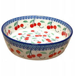 Miska prosta Wiśnie wisienki 19 cm dek. 2715X