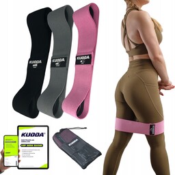 Zestaw 3 Gum Do Ćwiczeń Hip Mini Band,