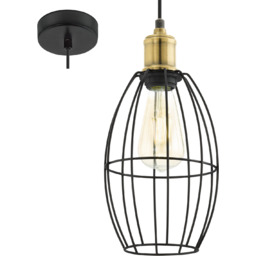 Eglo lampa wisząca Denham 49789 WM