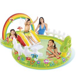 Dmuchane centrum wodny plac zabaw Ogród #57154 Intex