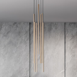 Nowoczesna lampa wisząca LASER 7668 Nowodvorski sople nad