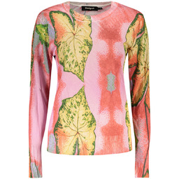Różowy sweter damski Desigual