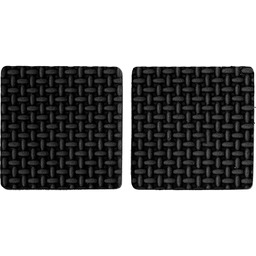 Vorel Podkładki z pianki 85x85mm czarne 2szt. 74898