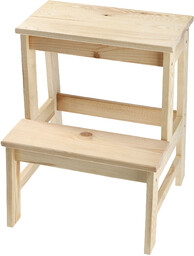 Taboret drewniany Falun drabinka 40 x 50 cm