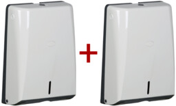 Podajnik ręczników papierowych , biały, 275x370x110 mm